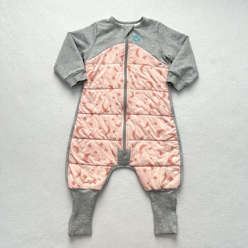 Love to Dream Baby Sleep Suit Long Sleeve 12-24 Mon TOG 2.5 Pink Moonlight Sz 1